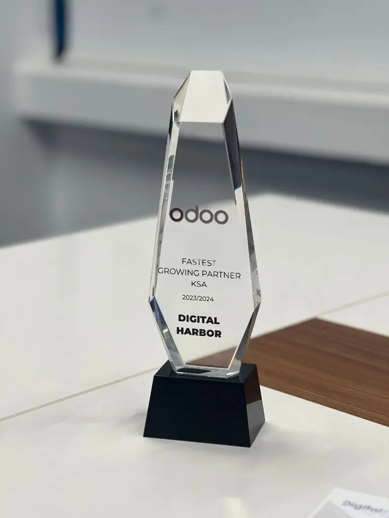 Odoo fastest growing partner in Saudi Arabia award